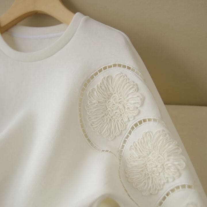 代 オシャ 代 レディース 長袖 秋春 刺繍 トレーナー プルオーバー 代 カジュアル ...