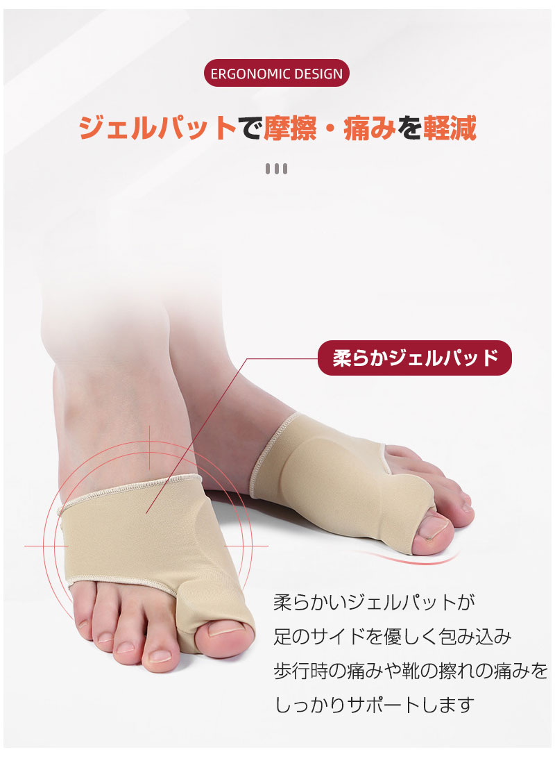 補正 外反母趾 薄型 種子骨保護 2足セット 足裏保護パッド 底 サポーター 中足骨パ...