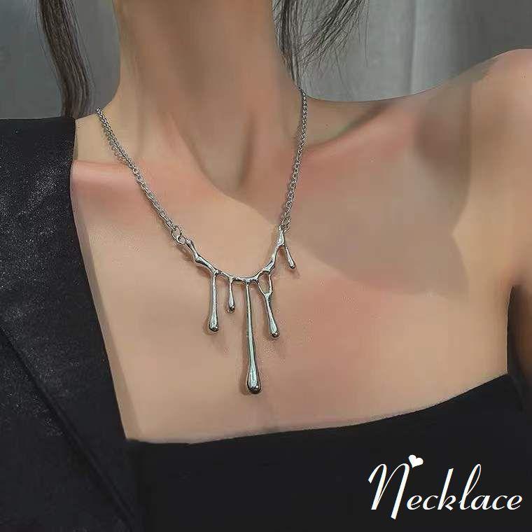 樂天商城 - ネックレス ペンダント レディース アクセサリー しずく 雫 ティアドロップ おしゃれ かわいい エレガント 女性 婦人 プレゼント ギフト 贈り物