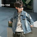 キッズ ブルゾン ジージャン Gジャン デニム 男の子 可愛い ジャケット 子供服 女の子 デニムジャケット ジャンパー パーカー