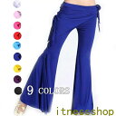 練習 パンツ ベリーダンスボトムス レース ストレッチ ダンスパンツ フレアパンツ ベリーダンスズボン ベリーダンス衣装 新生活