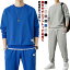 大 秋服 春服 セットアップ 部屋着 ルームウエア 長ズボン tシャツ 運動着 トレーナー セットアップ メ..