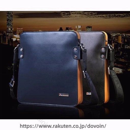 ◆素 材：人工PU、ポリエステル◆カラー：ブラック　ブルー◆重　さ：0.4KG◆サイズ：ヨコ25.5cm／タテ28cm／マチ5.5cm◆容　量：ミニiPad、文庫本、財布、スマホ等開け閉めしやすファスナー金属製のカンで本体を接合して、耐久性と高級感が両立しています。肉厚でしなやかな特注レザーを使用し高いクッション性とすぐれた撥水性能ショルダーストラップの長さを調節できます、とても便利です。このショルダーバッグはiPadを収納可能のサイズで、中のスペースが大きいので、9.7インチiPadだ送でなく、手帳、財布、テッシュなど日常物を収納可能です。※サイズはメジャーによるメーカー平置き実寸サイズです。若干の誤差はご了承ください。※PC環境や撮影状況などの違いにより実際のお色とは若干異なる場合がございます。※素材の性質上耐久性には限界がございますので、過度の重量物を中に入れてのご使用はお避けください。※素材の特性上、こすったり、ひっかけたりして鞄に破損が生じる場合やデリケートな衣類などを傷つけたりするケースもありますので、ご使用の際には充分にご注意下さい。 【原産国／製造国: 中国】 指定された配送時間は承っておりません。【ショップShopaloi】