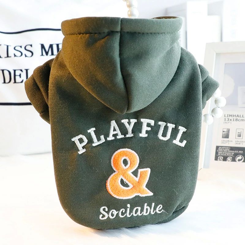 超かわいい 小型犬 中型犬 ハーネス付き 帽子付き カジュアル パーカー プリンセス 猫 おしゃれ 秋冬 ..