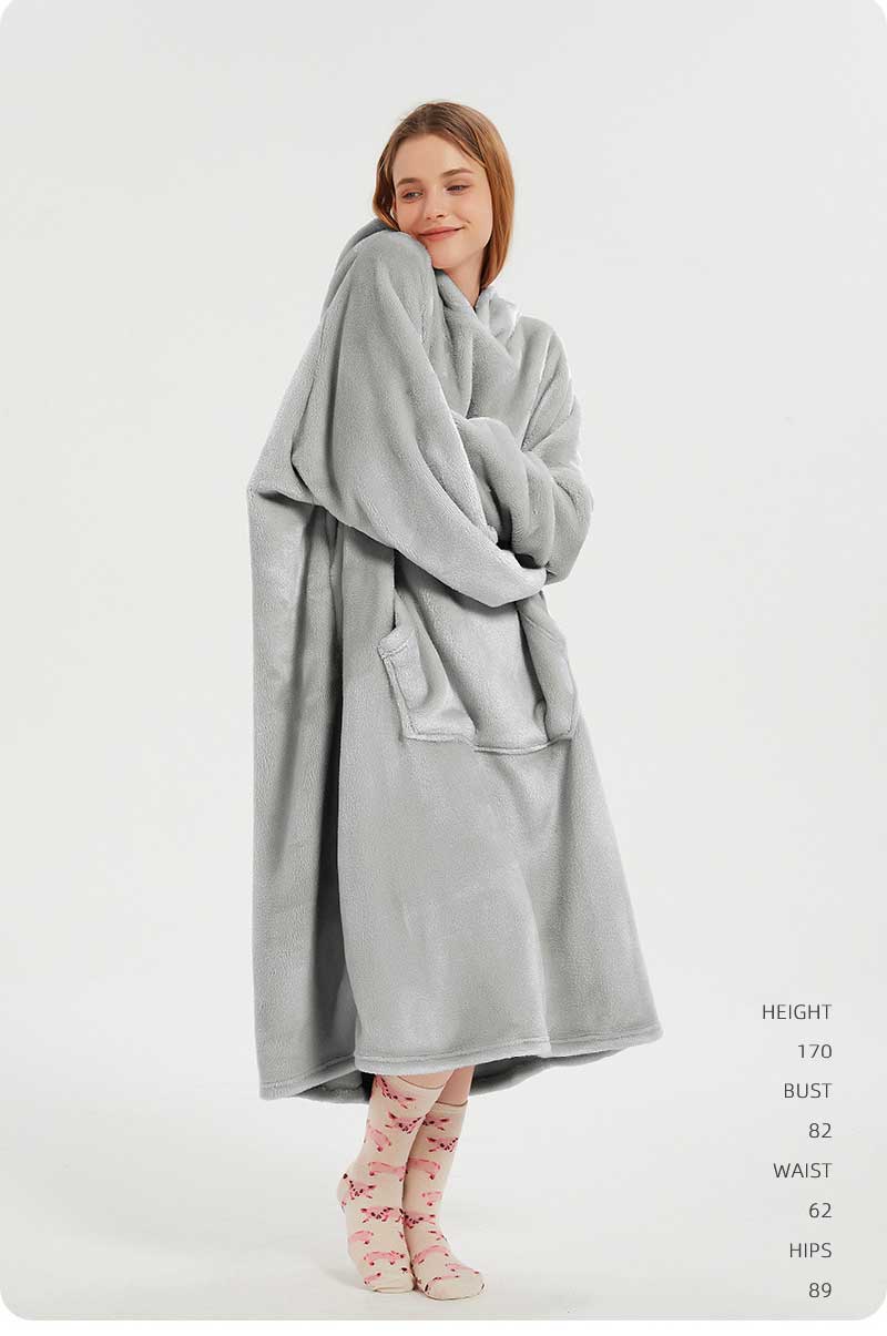 着る毛布 ルームウェア レディース メンズ フリーサイズ もこもこ モコモコ かわいい 可愛い おしゃれ 着るブランケット フード付き 部屋着 パジャマ ガウン 秋冬 あったかグッズ 暖かい 2