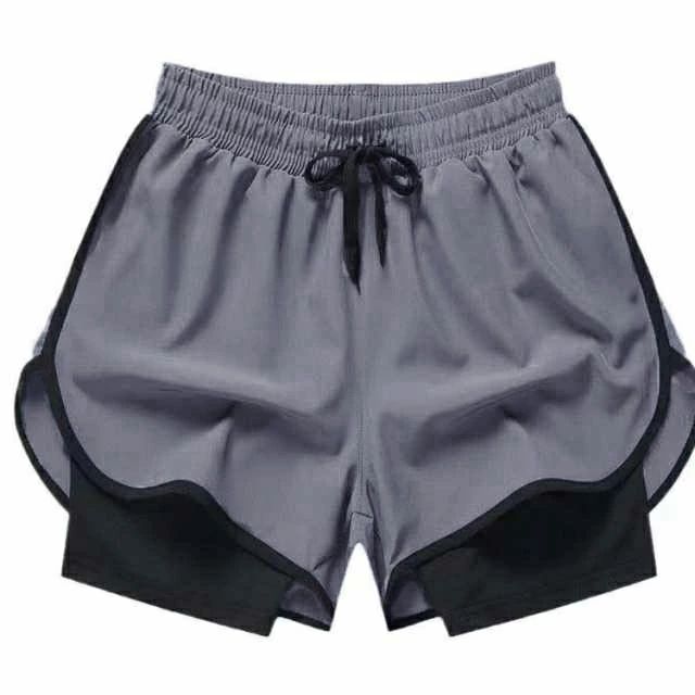 ランニングパンツ メンズ インナー付き ハーフパンツ 春 夏 ジムウェア ショートパ...