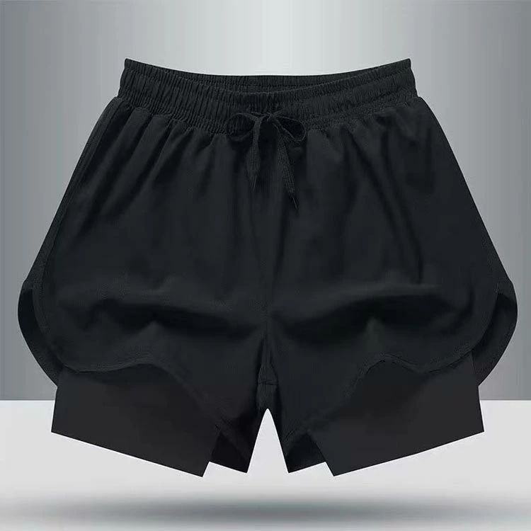 ランニングパンツ メンズ インナー付き ハーフパンツ 春 夏 ジムウェア ショートパ...