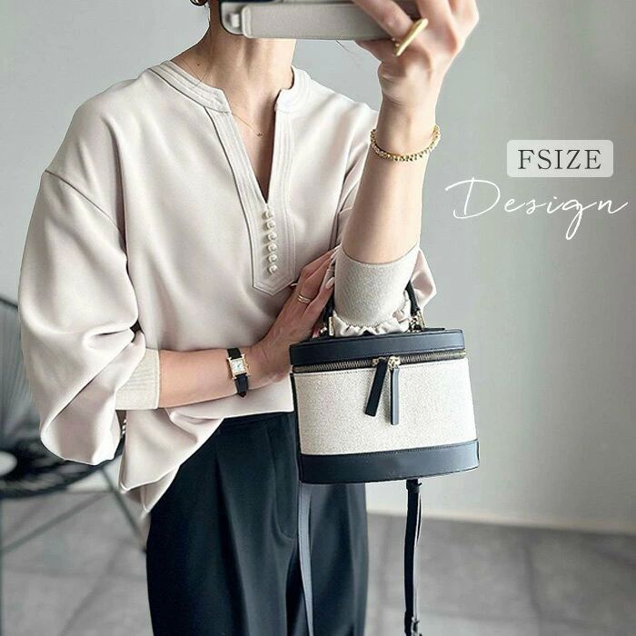 大きいサイズ 冬 プルオーバー スウェット 秋 カ 長袖 vネック ブラウス 切り替え きれいめ 暖かい 秋冬 レディース レディース