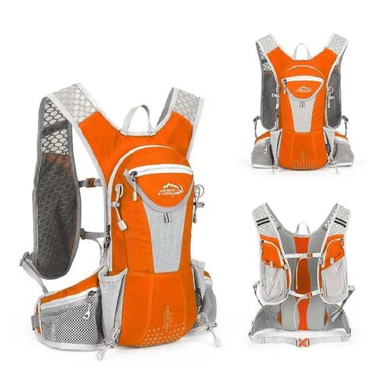 バッグ バックパック リュックサック フロントポケットつき 12L サイクリング かば...