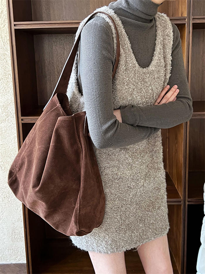 冬 ノースリーブ ジャンパースカート モコモコ ワンピース タンクトップワンピース レディース ロ きれいめ ミニ丈 秋 秋冬 ボア