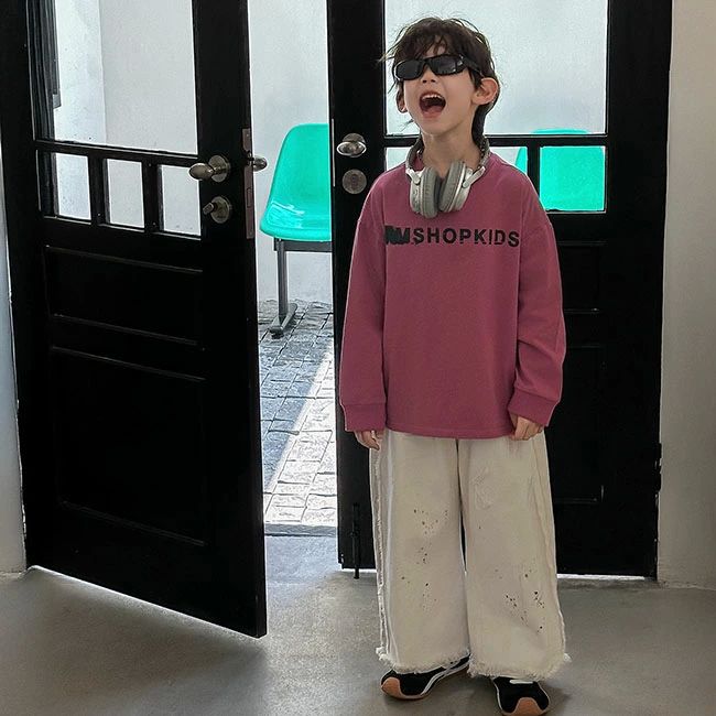 ジ 可愛い子供服 キッズ ティーシャツ スウェット キッズ 男の子 tシャツ長袖 キッズ服 春 ジュニア 冬 子供 ベビー Tシャツ 秋