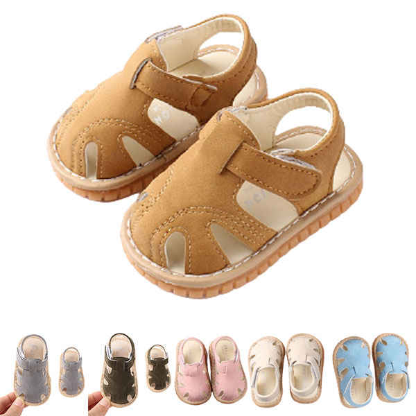 キッズシューズ 音が鳴る ジュニア 女の子 ベビー靴 アンクル 赤ちゃん サンダル 音が出る ストラップ 男の子 ぺたんこ 子供靴