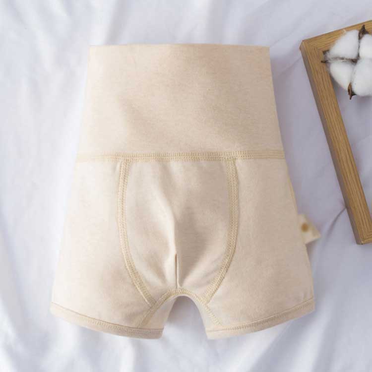 ボクサーパンツ 2枚組 女の子 ハイウエスト お腹すっぽり 綿 冷え キッズ 腹巻パンツ あったか 腹巻付き ロングボクサー 男の子 2