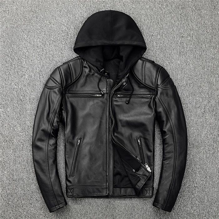 樂天商城 - バイクジャケット 革ジャン 皮ジャン 牛革 本革 真革 牛レザー アウター ライダース ライダースジャケット バイク レザージャケット レトロ風 防風 防寒 レザー お洒落 革ジャン メンズ 大きいサイズ