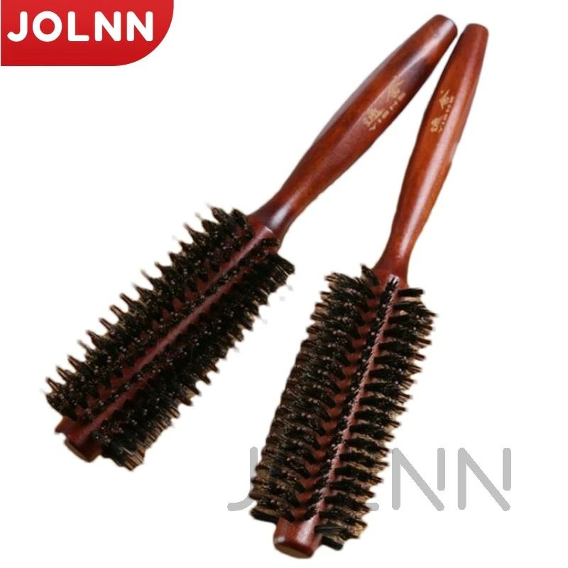 ヘアセット ツヤ髪 ブラシ 前髪 豚毛 ヘア コスメ くし ブローブラシ カールブラシ ロールブラシ ヘア..