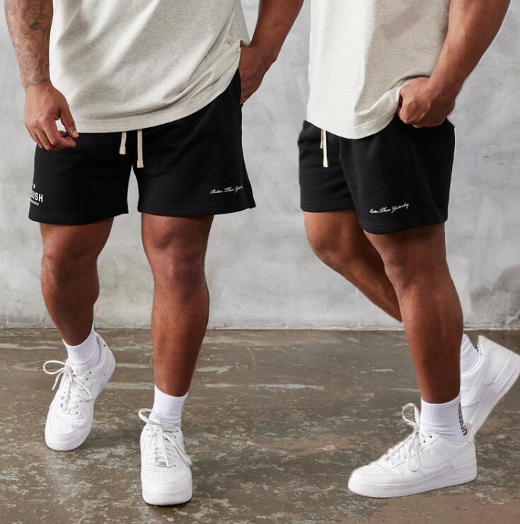 Men'S Wear - コットン ジャージパンツ トレーニング ウエストゴム ズボン メンズ ショートパンツ 大きいサイズM~3XL ストレッチ ハーフパンツ