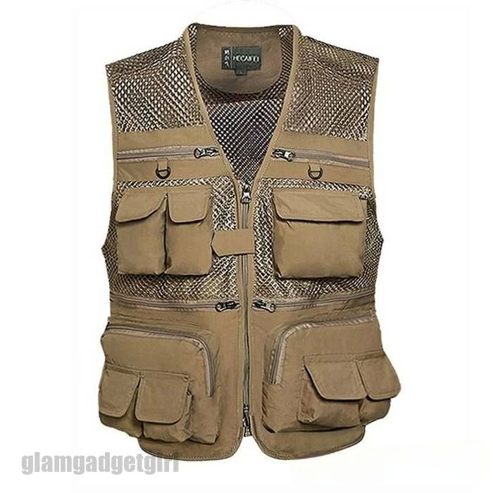 お釣り 遠足 メッシュベスト 仕 メンズ 登山服 カメラマン 撮影用 軍服 作業着 ミリタリー 農業 アウトドアウェア 作業服 多機能