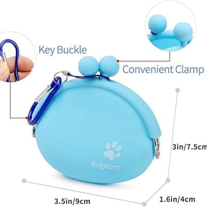 天神橋セレクトのペットトレーニング用おやつポーチ、犬用おやつポーチ 犬用トレーニングポーチ、シリコン トリーツポーチ、ウエストファニーパッ｜アングル3