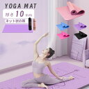 エクササイズ 腹筋トレーニングマット ヨガマット ピラティス ゴム 収納バンド ヨガマット マット ピラティスマット 初心者 10mm