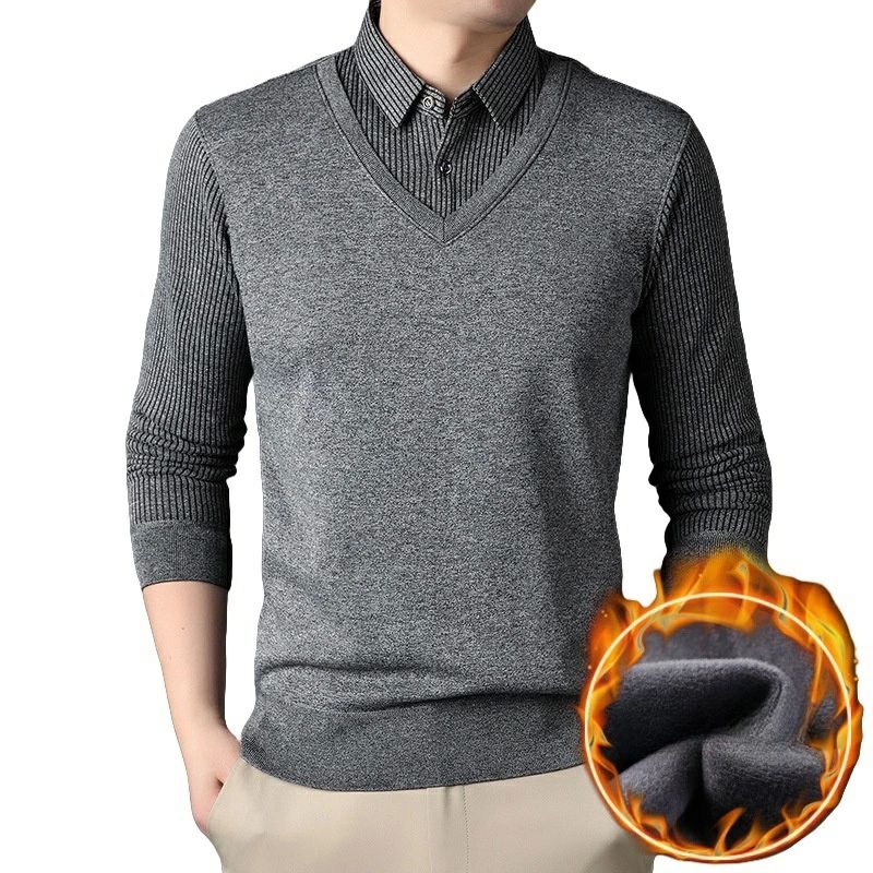 防寒 あったかインナー 暖かい ワイシャツ シャツ ビジ 厚手 シャツジャケット メンズ カジュアルシャツ 無地 ポロシャツ 裏起毛