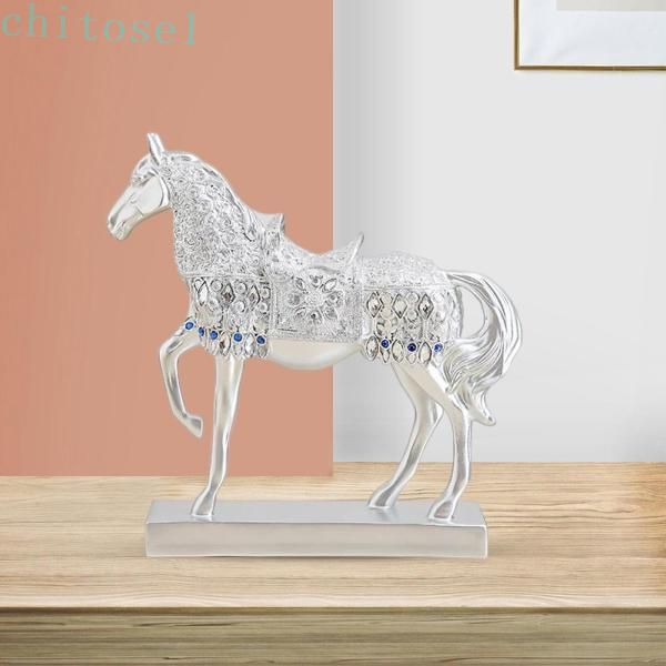 馬の像の置物アート彫刻工芸家のテーブルリビングルームの装飾のギフト chitose1 定番 実用的 便利 デイリー 快適 使いやすい 家庭用 日常使い シンプル設計 多用途 収納便利