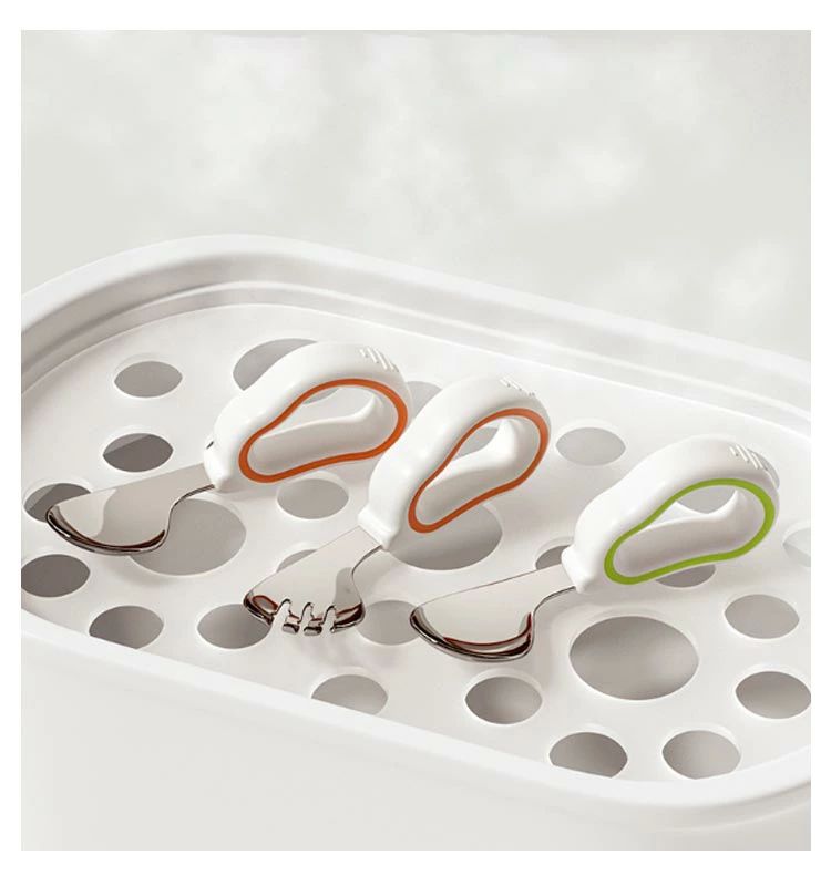 食事補助 スプーン ベビー食器 ベビー 離乳食 握りやすい ベ 曲げスプーン 練習 フォーク 出産準備 赤ちゃん 持ちやすい 子供用