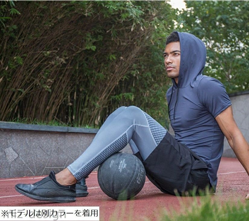 フィットネス レギンス アンダーウェア スポーツウェア 男性 メンズ スポーツスパ...