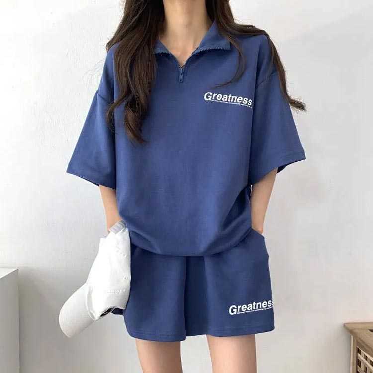 スウェット 半袖 レディース セットアップ 半袖tシャツ スウェットパンツ 薄手 プ...