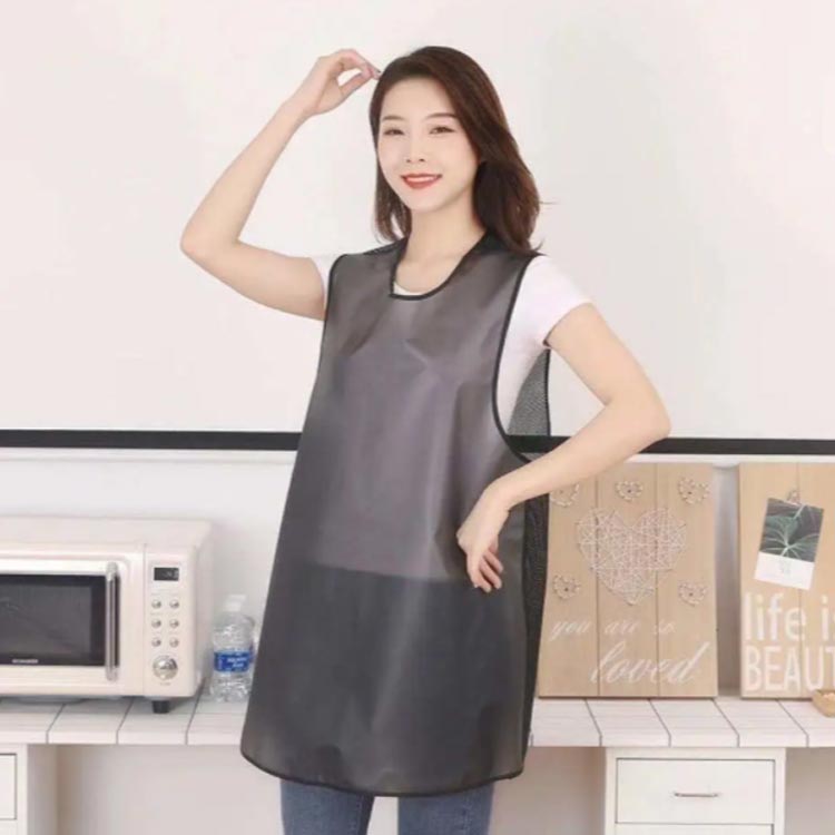 ポケット付き エプロン キャンプ 家庭用 男女兼用 防水エプロン 家事 レディース キッチン TPU 業務用 無地 防水 料理 耐水 台所
