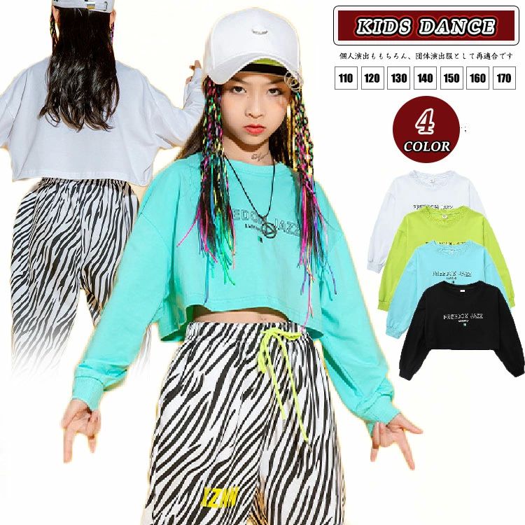 トレーナ ショート丈 ダンス ヒップホップ tシャツ へそ出し トップス ショート丈 ...