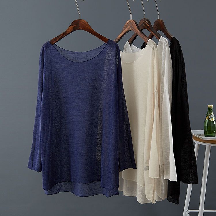 樂天商城 - 体 クルーネック 無地 白 インナー Uネック ロンT シアー シアートップス 重ね着 半袖 長袖 tシャツ トップス シアー レイヤード