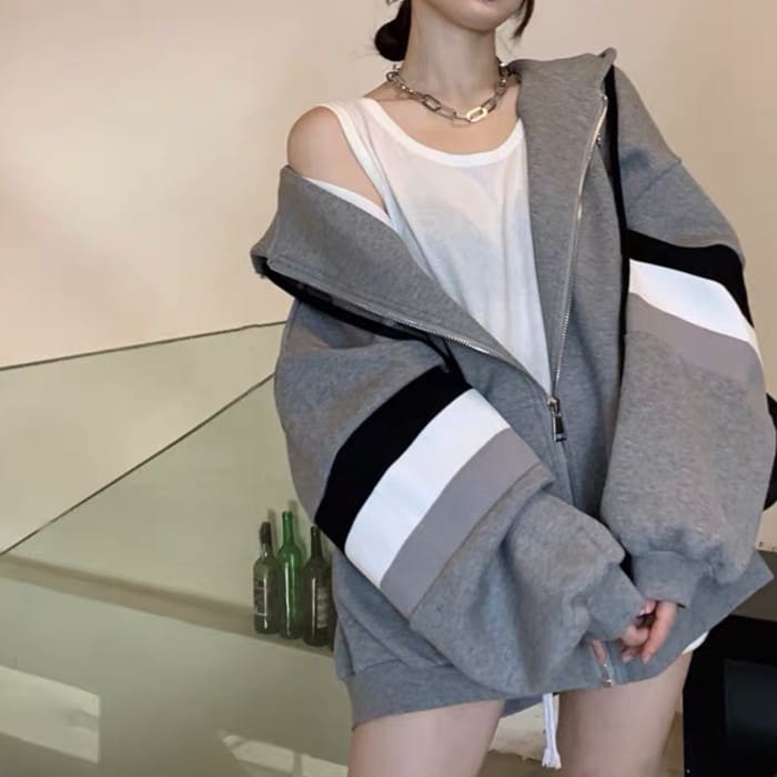 ファッション 韓国 フード付き 秋春