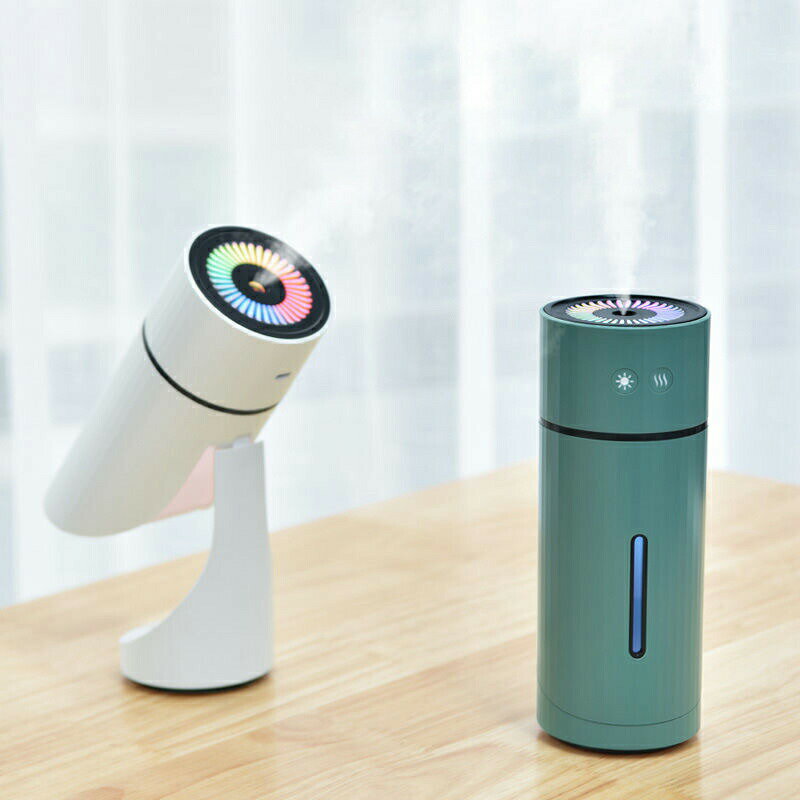 加湿器 保湿 ミスト 卓上 角度調節 小型 コードレス USB充電式 かわいい おしゃれ 軽量 秋冬 静音 寝室 オフィス 便利 持ち運び