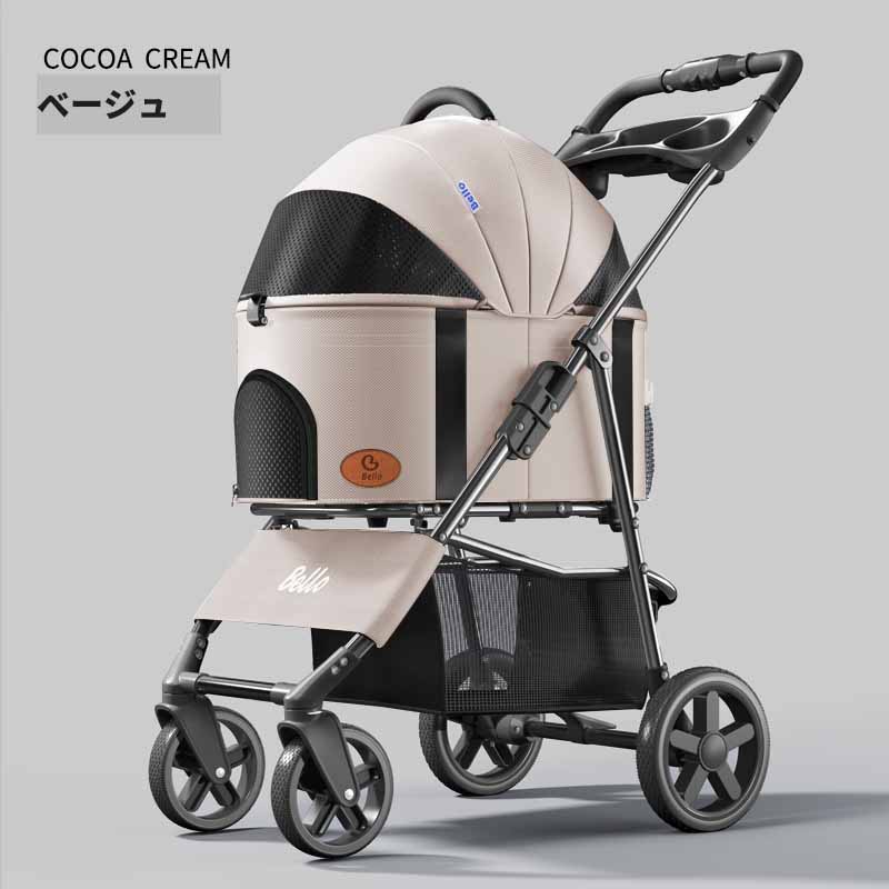 【折りたたみ可能】ペットカート 4輪 小型犬 分離型 ブランド TATOYA ペット用品 ...