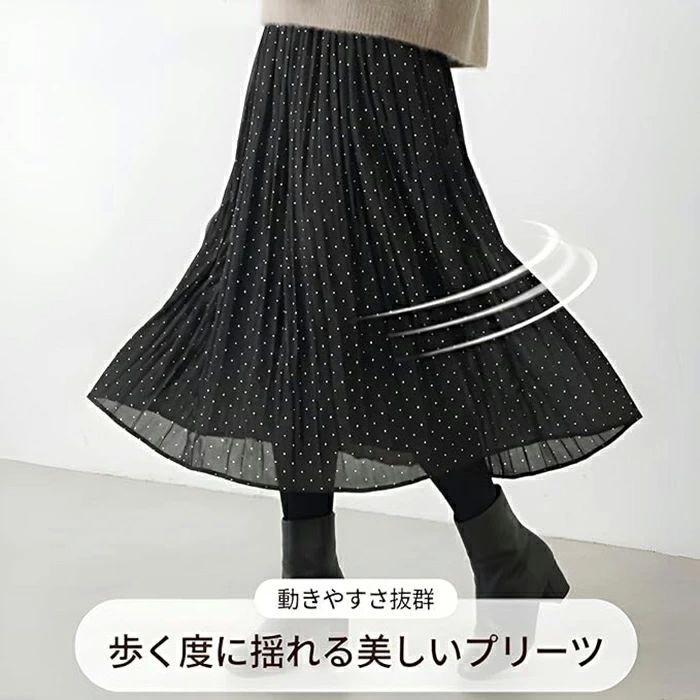 スカート ズボン パールシフォンプリーツビーチ...の紹介画像3