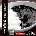  SL 黒カレー イカ墨 入り カレー レトルト 食品 総菜 おかず 静岡 ご当地カレー ブラックカレー お取り寄せ グルメ 常温保存 大井川 川根 グルメ メール便 180g