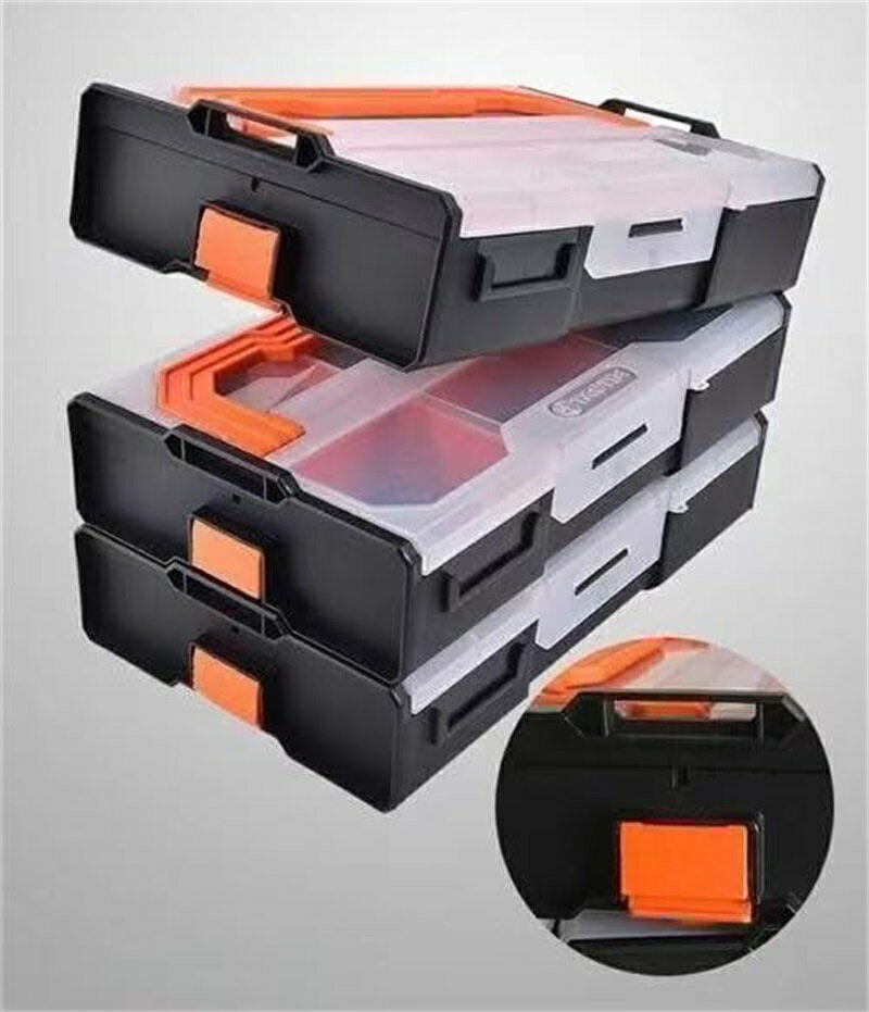 格納ボックス 多機能 組み合わせ 部品ボックス 格子ボックス 電子部品 ねじ ツール 収納ボックス プラスチック ボックス ツールボックス