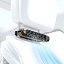 車載扇風機 座席ファン ヘッドレスト取付 強力扇風機 後部座席用 3 段階風量調整 車用ファン ネッククーラー USB 給電 角度調節可能 熱中症対策 夏対策 取り付け簡単 軽量 省スペース 静音設計 自動車内冷房補助(2)