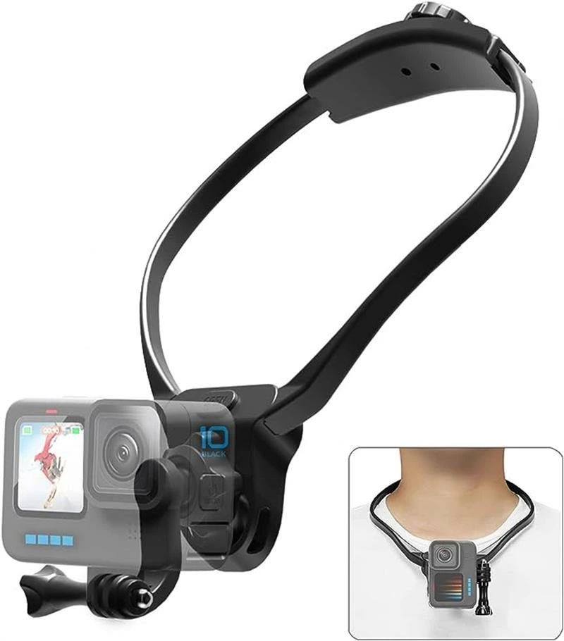 【2023新開発】ネックレス式マウント首掛け 横撮り 縦撮り for gopro12 アクセサリー (compatible ゴー..
