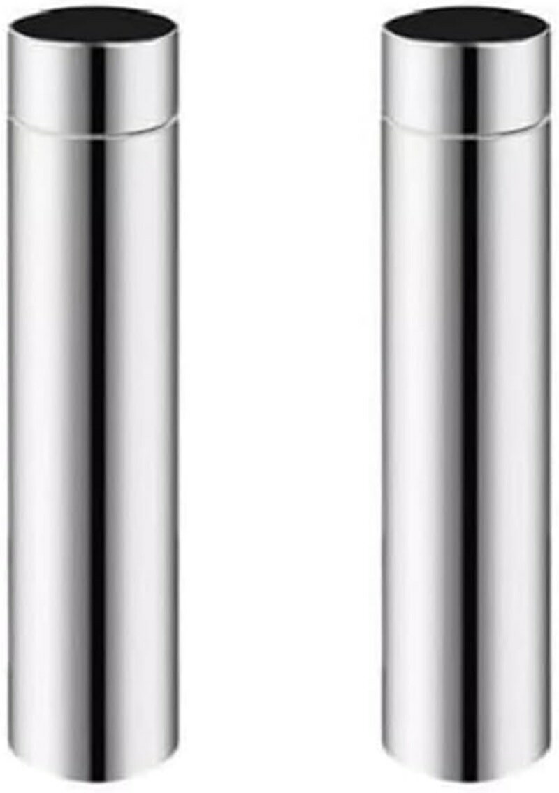 延長煙突 直径6cm 煙突パイプ 薪ストーブ専用 30cm/20cm ステンレス製 2本セット キャンプ用品 炉管 薪..