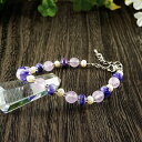 【ポイント20倍】 チャロアイト ×ラベンダーアメジスト × 真珠 ブレスレット 腕輪 数珠 アクセサリー 天然石 パワーストーン 厄除け 風水 お守り カジュ...