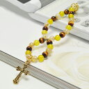 【ポイント20倍】 タイガーアイ × ルチルクォーツ × イエローカルサイト ストラップ パワーストーン 天然石 アクセサリー 携帯電話 スマホ スマートフォン 車のキー 家のキー バッグ お財布 バッグ 鞄 リュック 小物