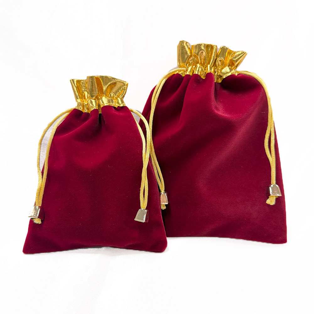 【ポイント20倍】 四角 ベロアポーチ(巾着袋 ブレスレット 専用 ポーチ バッグ) ディスプレイ 用品 梱包 ラッピング 包装