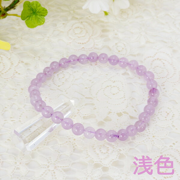 【ポイント20倍】 ラベンダーアメジスト 6mm ブレスレット パワーストーン 天然石 腕輪 丸玉 数珠 アクセサリー レディース メンズ 丸玉 数珠 厄除け ...
