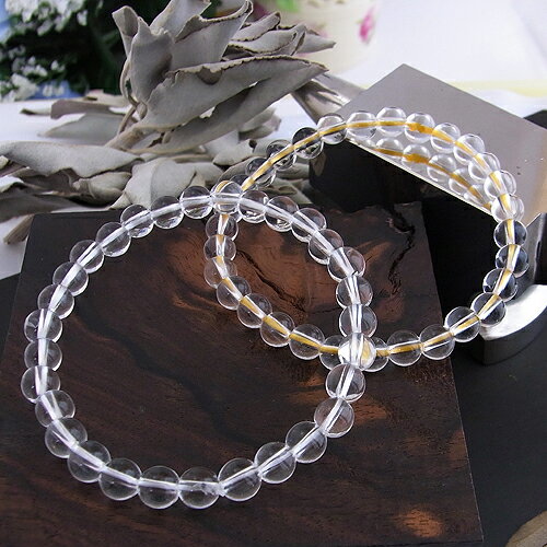 【タイムセール】 4月誕生石 2A級 純天然水晶 6mm ブレスレット パワーストーン 天然石 腕輪 アクセサリー レディース メンズ ビーズ カジュアルデザイ...