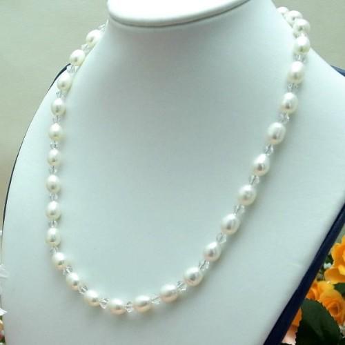 【ポイント20倍】 6月誕生石 プリンセスパール 淡水 真珠 パール ネックレス&イヤリング セット パワーストーン アクセサリー レディース 天然石 厄除け ...