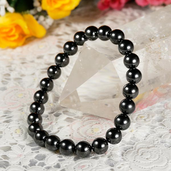 【ポイント20倍】 ヘマタイト (磁気付) 8mm ブレスレット パワーストーン 天然石 腕輪 アクセサリー レディース メンズ ビーズ 厄除け 風水 お守り ...