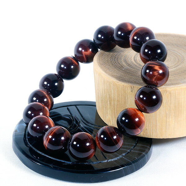 【タイムセール】 5A級 レッドタイガーアイ14mmブレスレット パワーストーン 天然石 腕輪 アクセサリー レディース メンズ ビーズ 厄除け 風水 お守り ...