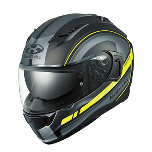 【フラットブラックイエロー】 XLサイズ カムイ3 リッジ OGKカブト フルフェイス ヘルメット バイク用 KAMUI 3 RIDGE OGK kabuto