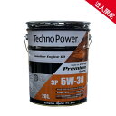【法人限定】TP-SP5W30-20 Techno Power テクノパワー 日本製 合成油 SP GF-6A 5W30 20L ガソリンエンジンオイル